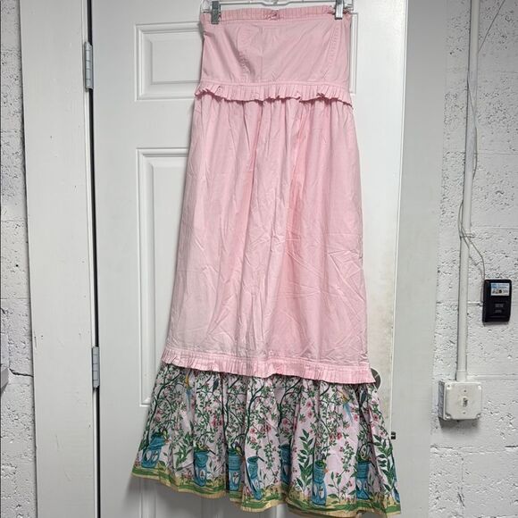 Pink Floral Women's Maxi Dress - BRAND NEW - Olivia James - Size Medium - Picture 2 of 6